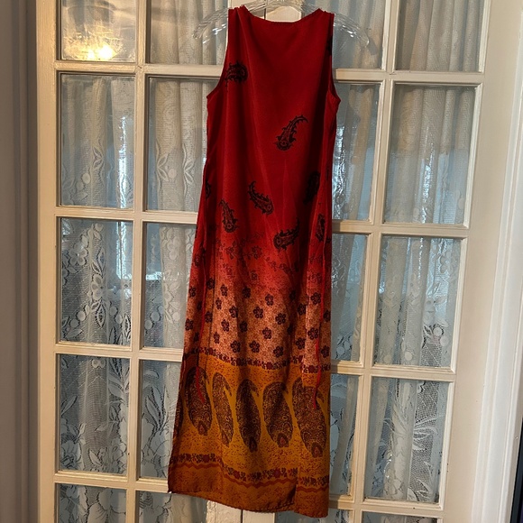 Kathy Lee Collection Women’s Sleeveless Fiery Y2K Dress Missy Medium - Picture 3 of 4